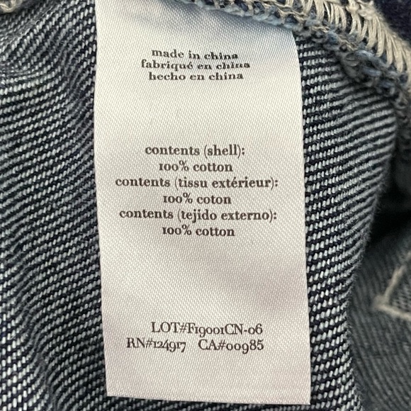 REVOLVE WeWoreWhat Basic Denim 100% Cotton Overalls in Dark Wash Size small - Picture 6 of 8